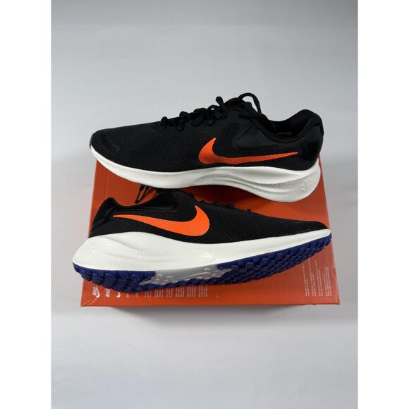 New Nike Revolution 7 Running Shoes Mens Size 10.5 Black Crimson FB2207 008 - Picture 4 of 10